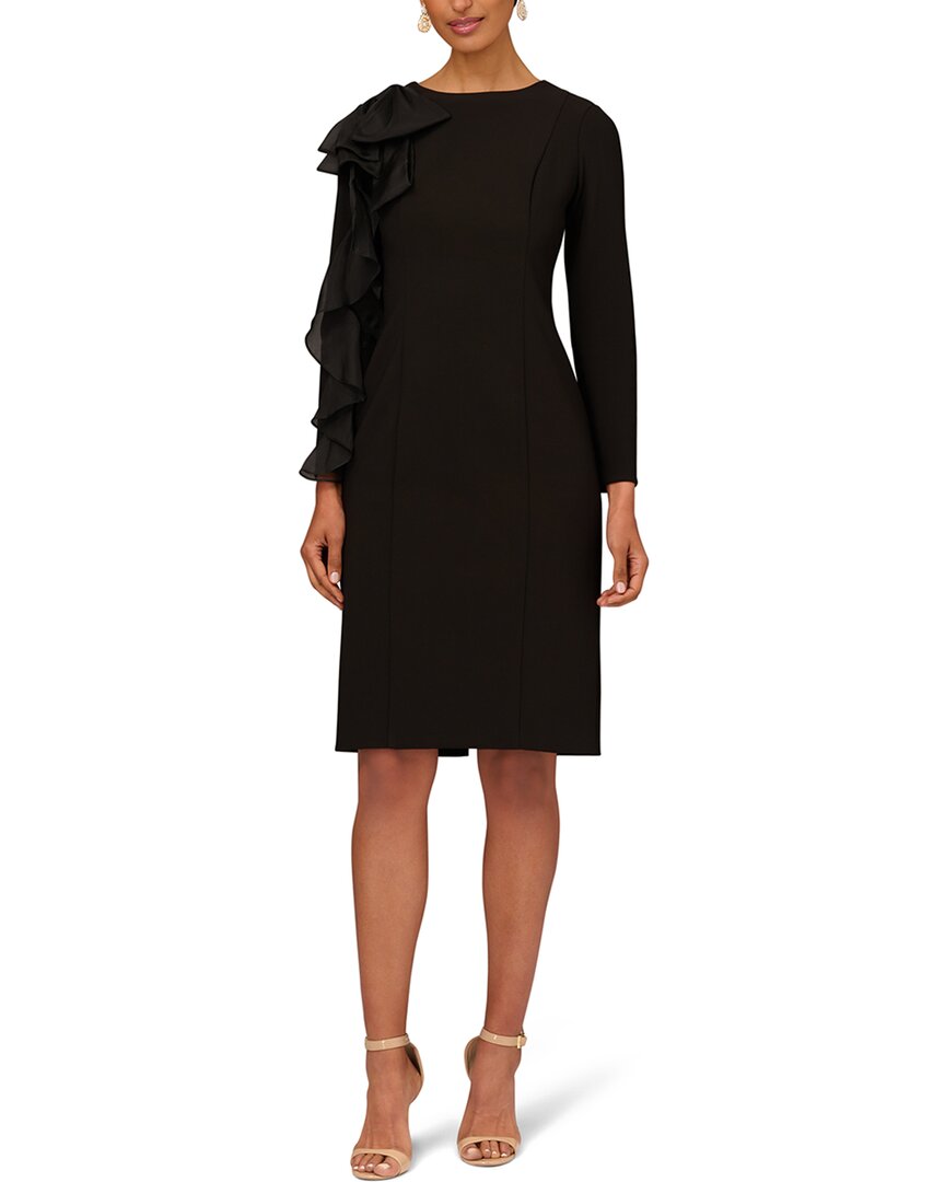 

Бальное платье Aidan Mattox Lame Satin Jacquard, черный