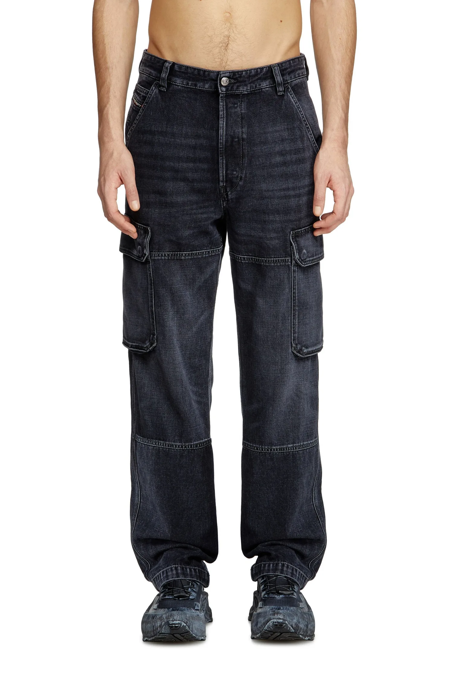 Мужские джинсовые брюки D-UTY-CARGO Diesel, black