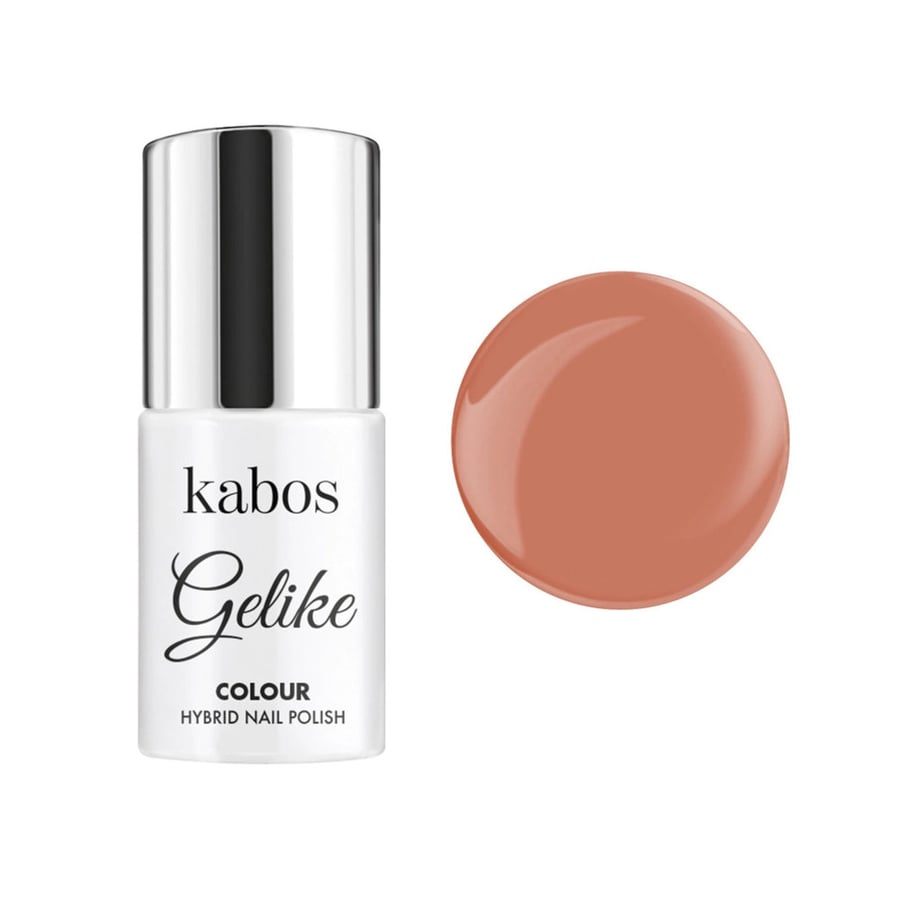 

Kabos, Гибридный лак для ногтей, цвет Gelike Cinnamon, 5 мл