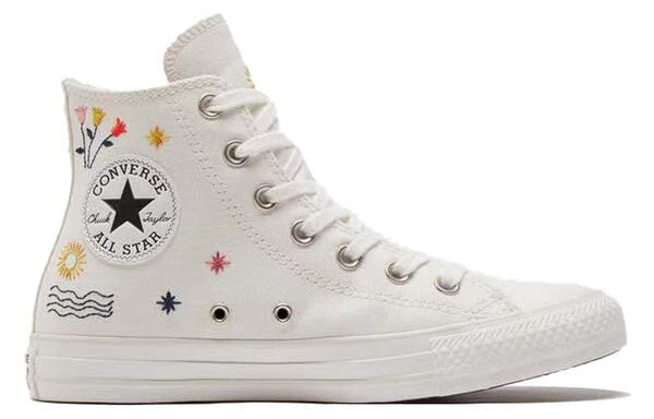 Кроссовки chuck taylor all star high 'it's okay to wander' Converse, белый — фото 2
