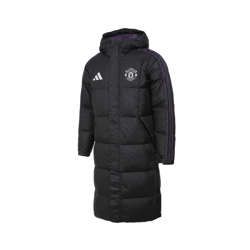Мужская пуховая куртка "Манчестер Юнайтед" Adidas, черный — фото 3