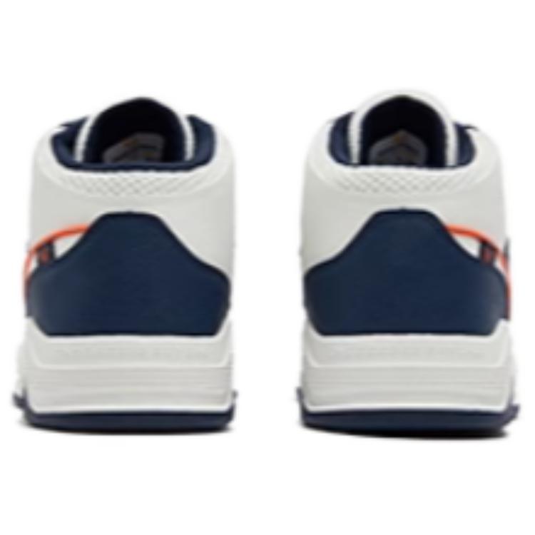 361° Скользостойкие износостойкие высокие скейтборд кроссовки Men's White Blue Orange — фото 4