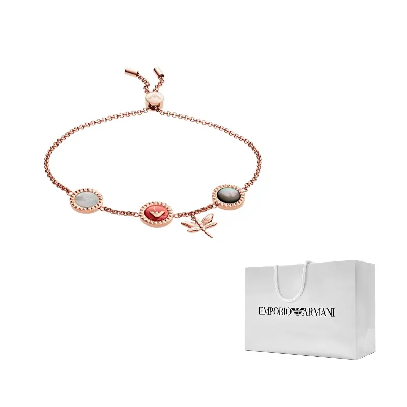 

Женский браслет из нержавеющей стали Rose Gold EMPORIO ARMANI, EGS6221