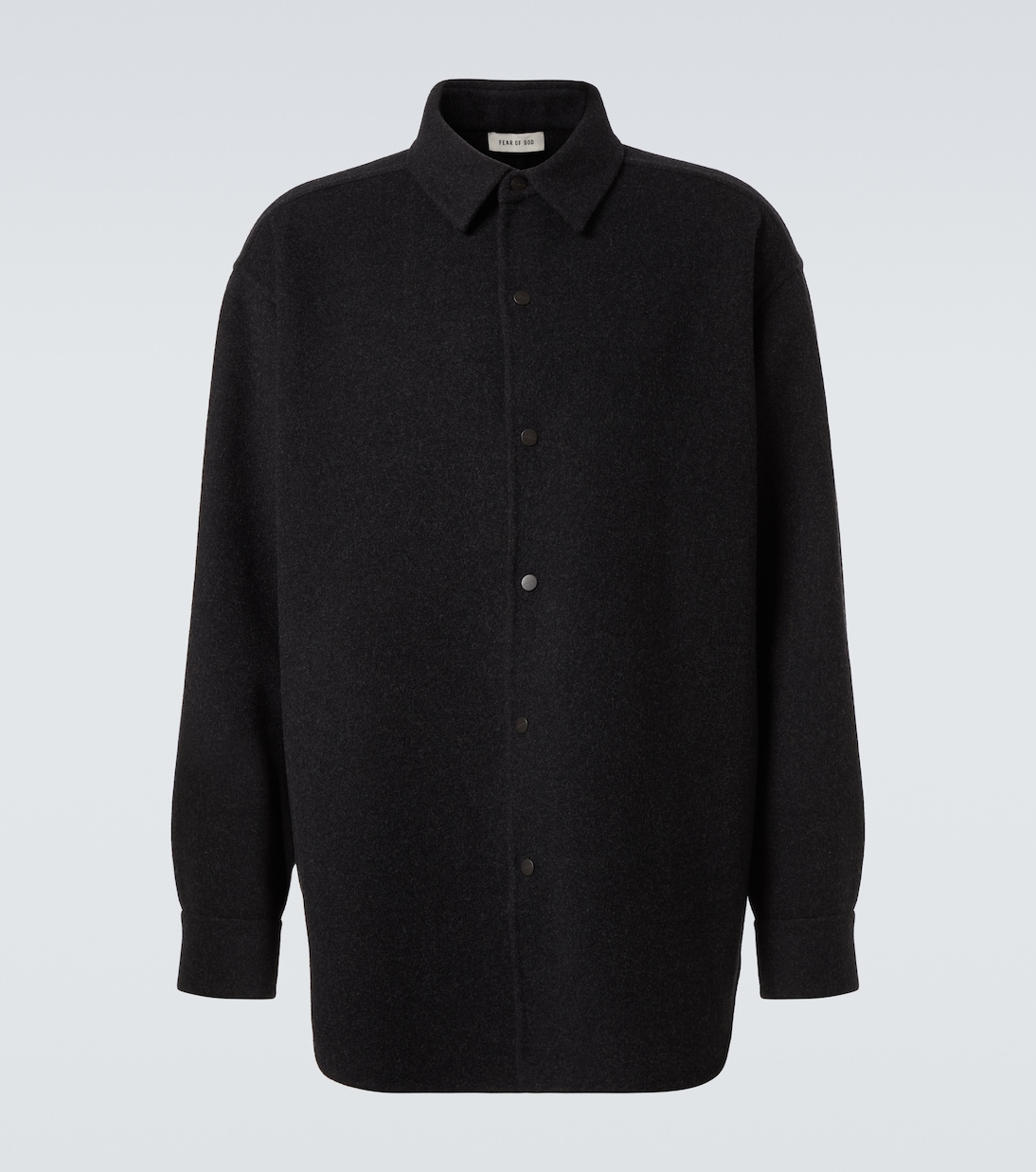 

Верхняя рубашка из шерсти и кашемира Fear of God, Charcoal