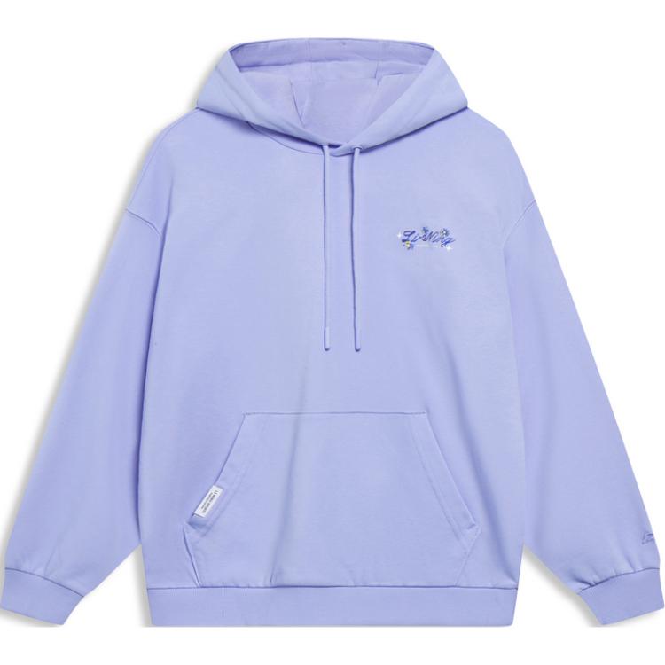 

Лининг Спортс Лайф Коллекция Свитшот Женский Фиолетово-Синий, Фиолетово-Синий Пурпурный