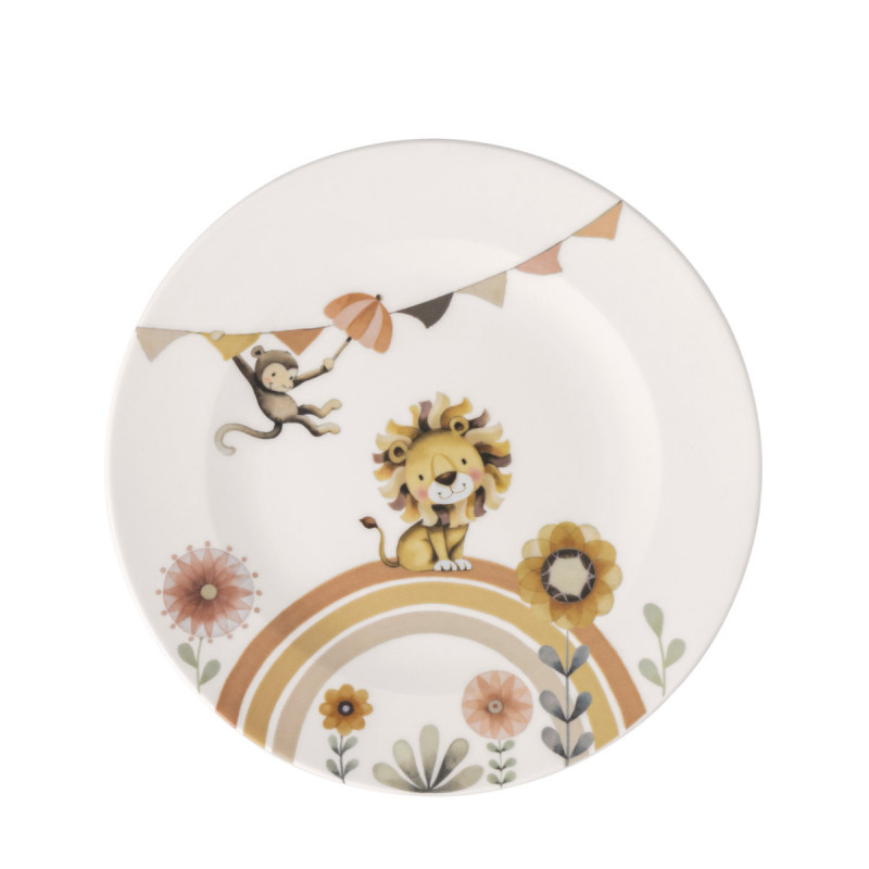 

Детская тарелка Roar Like A Lion плоская 21 см Villeroy & Boch, белый/красочный