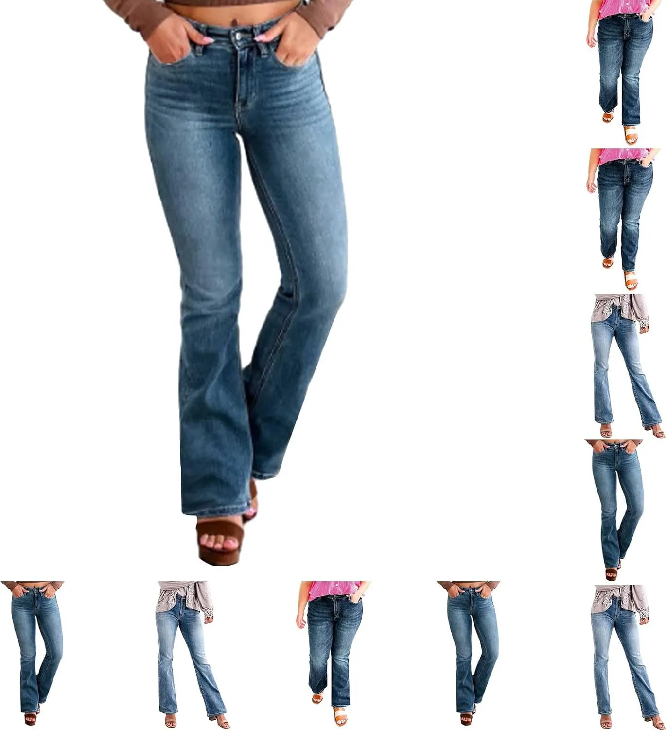 

Джинсы Holy Grail с завышенной талией и эффектом стройности, bootcut Gaexia