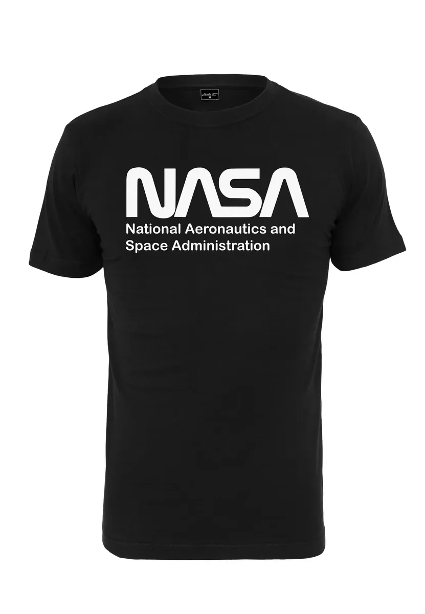 

Футболка MisterTee "Мужская футболка MisterTee с логотипом NASA Wormlogo", черный