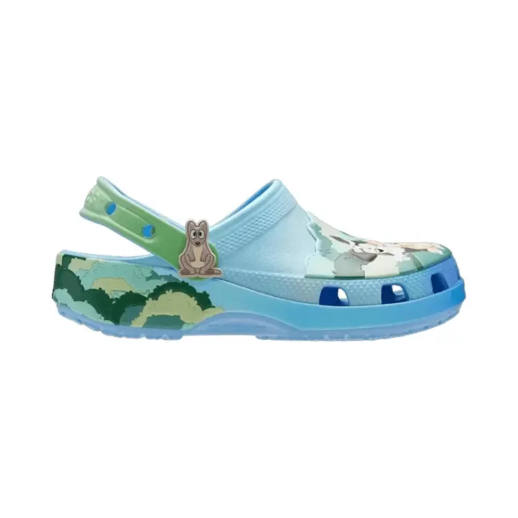 Классические сабо Bluey x Crocs Classic Clog TD, синий