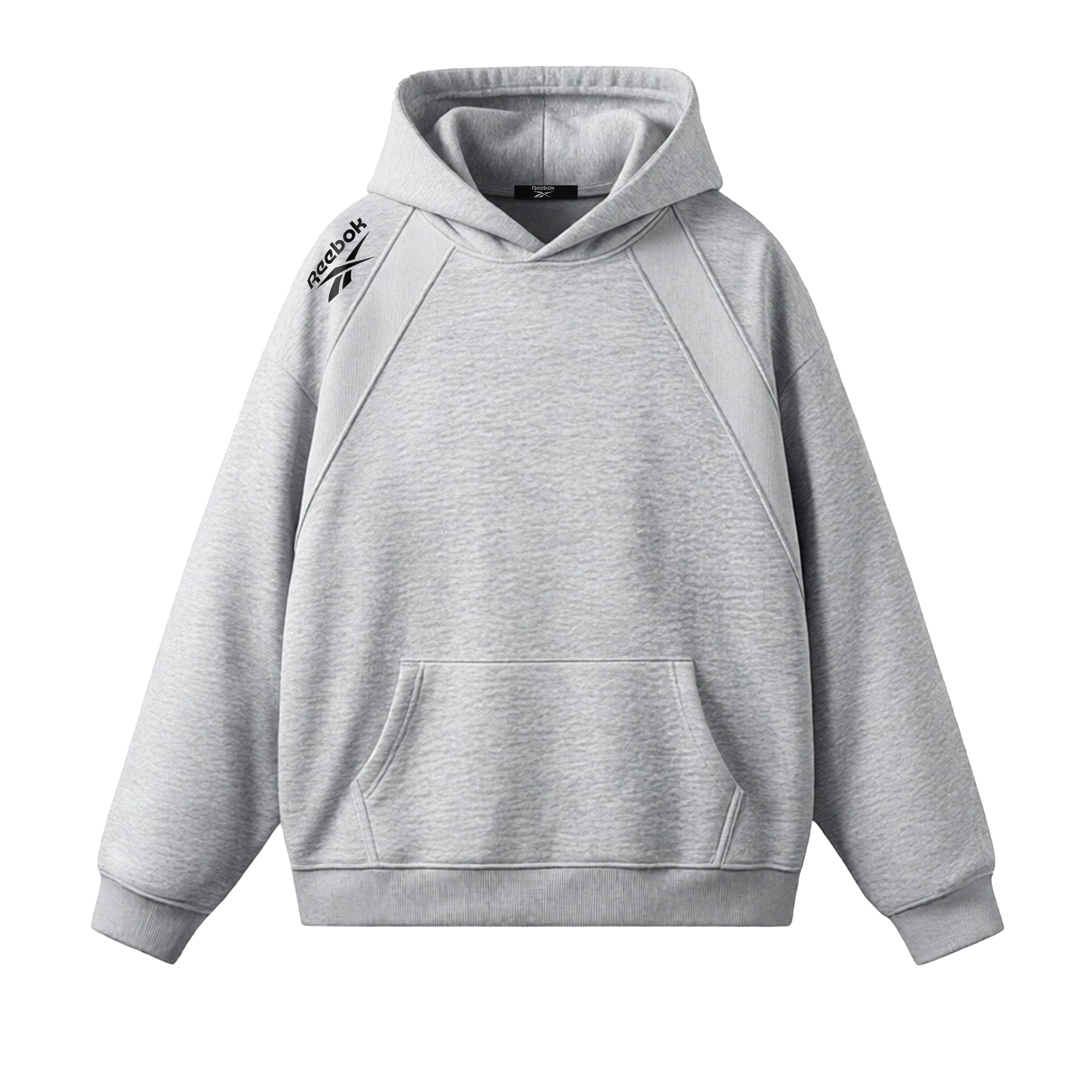 

Толстовка Unisex Hooded Moderate Heavyweight Reebok, светло-серый