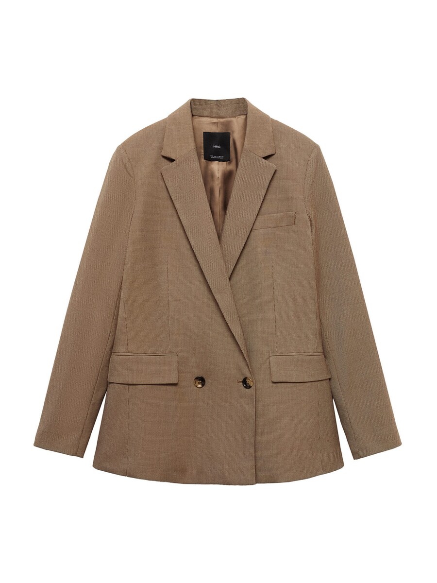 

Блейзер MANGO CHARLOTE, цвет Light brown/Dark brown