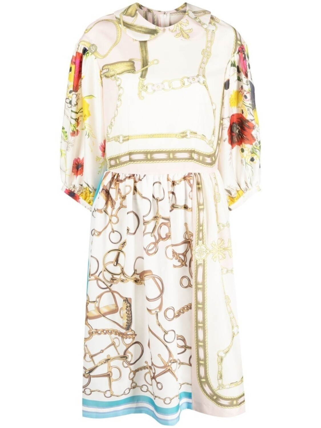 

Comme Des Garçons Girl платье миди фактурной вязки, белый