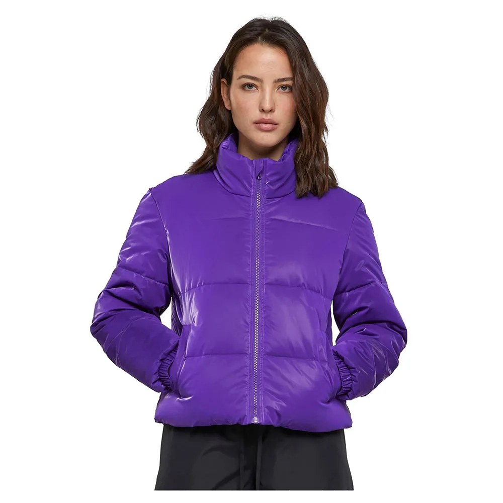 

Куртка Urban Classics Shark Skin padded, фиолетовый