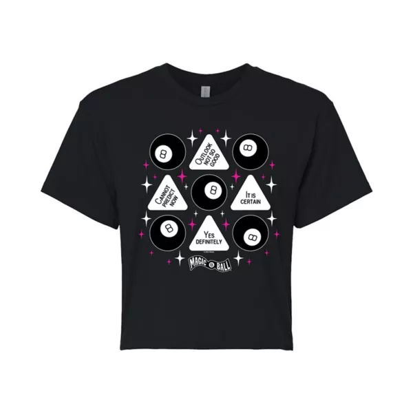 

Укороченная футболка Juniors Magic 8 Ball Licensed Character, черный