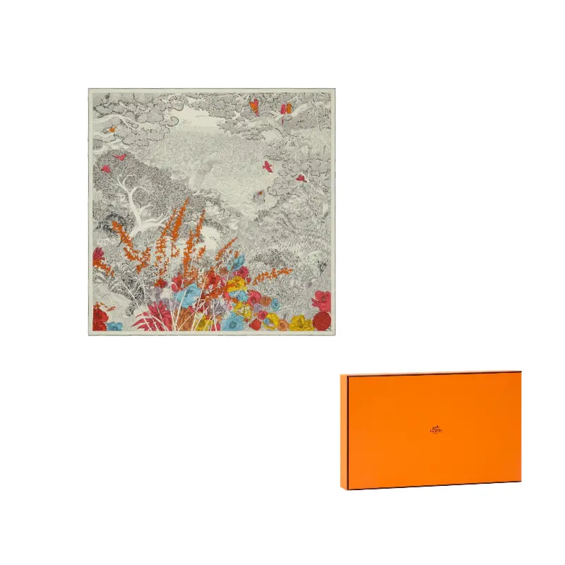 

HERMES Шаль унисекс, Red