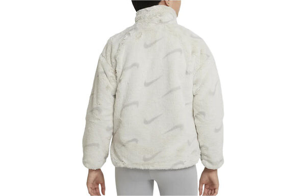 Куртка спортивная куртка из искусственного меха Nike, белый — фото 2