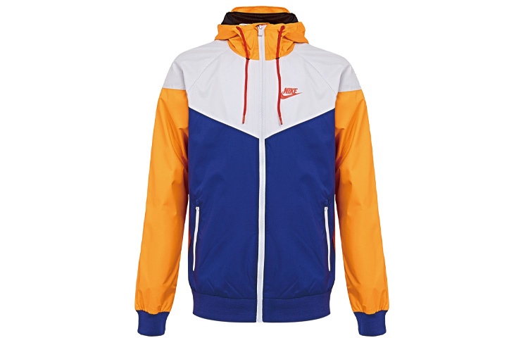 

Nike Куртка мужская бело-желто-синяя разноцветная, White Yellow Blue Multicolor