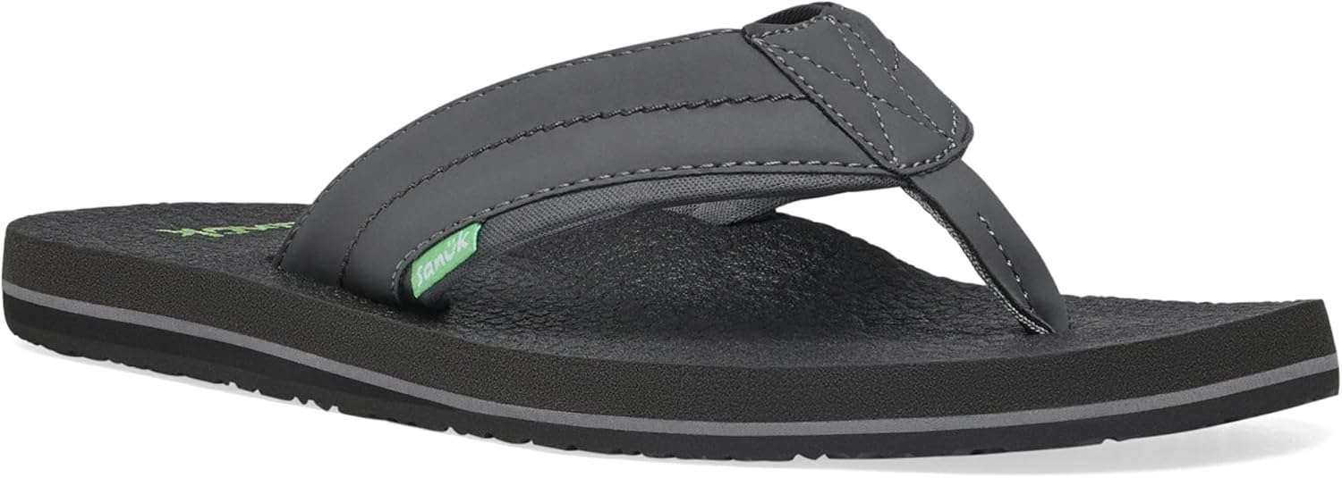 

Sanuk Mens Beer Cozy 2 | Flip Flops for Men | Mens Сандалии | Beach Сандалии | Supportive & Lightweight | Memory Foam Footbed