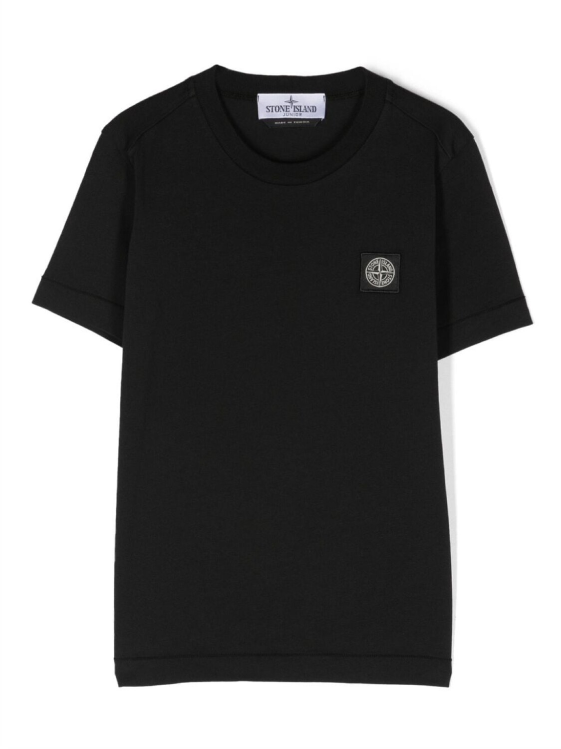 

Stone Island Junior футболка с логотипом Compass, черный