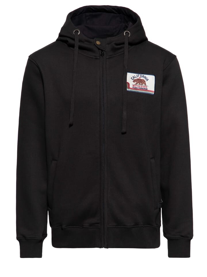 

Спортивная куртка King Kerosin Zip Hoodie California Motor State, черный
