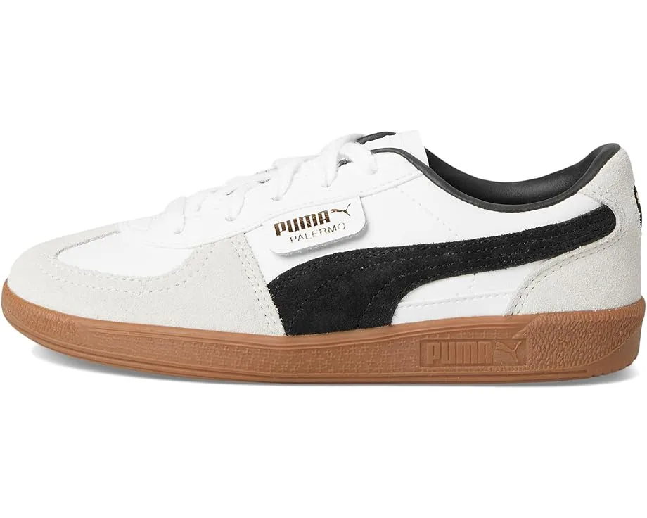 Кроссовки PUMA Kids Palermo (Little Kid), Puma White/Vapor Gray/Gum — фото 4