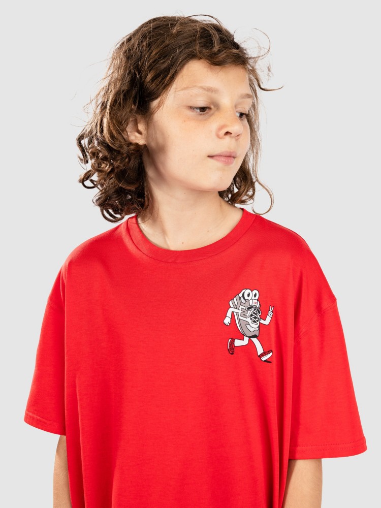 Футболка New Balance Sneaker Guy Back Graphic Kids T-Shirt, true red — фото 3