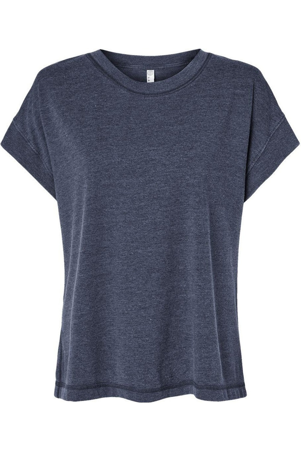 

Женская свободная винтажная футболка LAT, цвет washed navy