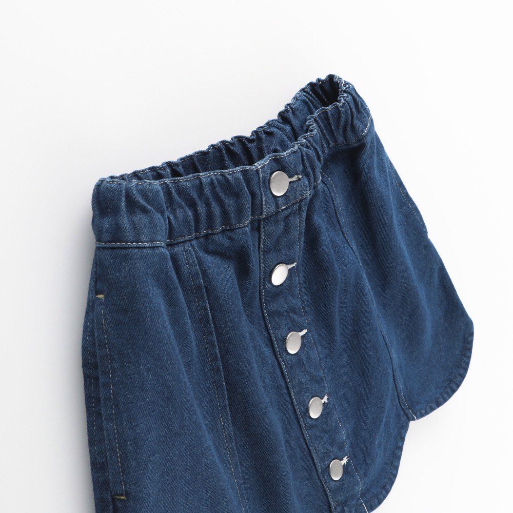 Джинсовая юбка с фестончатым краем Branshes, blue — фото 4