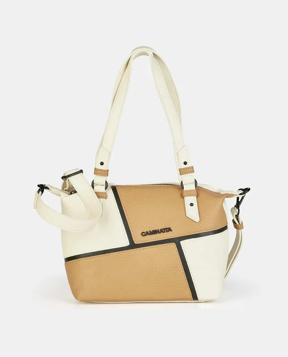 

Сумка Shopping en color multitejano Caminatta, песочный