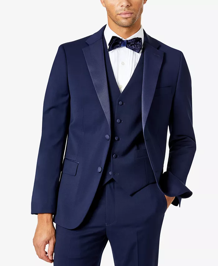 

Мужской современный фрак-пиджак Modern-Fit Flex Stretch Tommy Hilfiger, синий