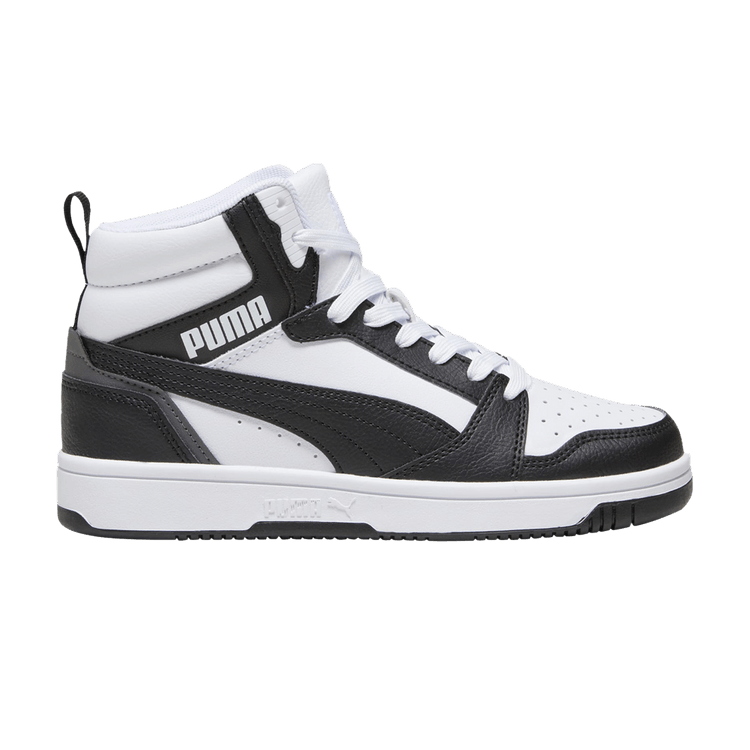 

Кроссовки Rebound V6 Mid Big Kid 'Black White Shadow Grey', черный