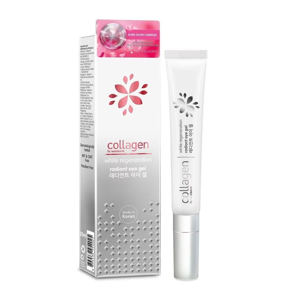 

Collagen by Watsons Белый регенерирующий сияющий гель для глаз 20мл, White