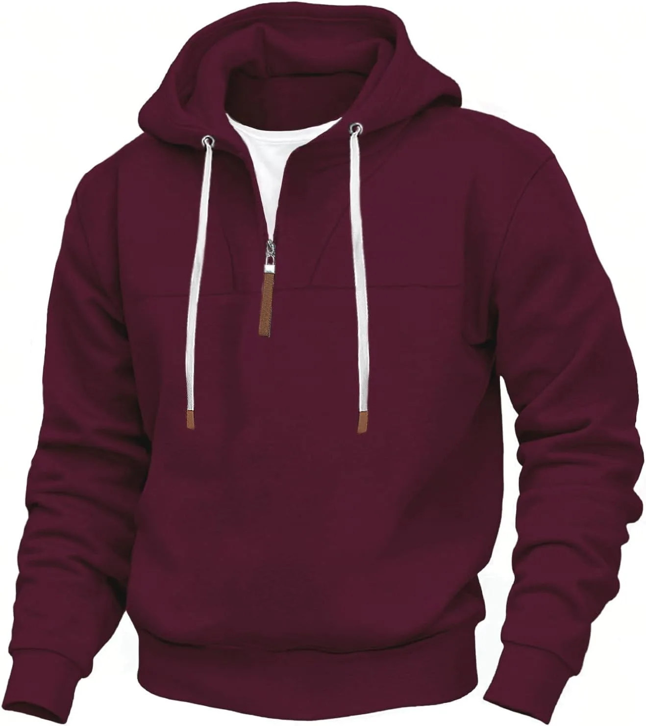 

Толстовка с капюшоном на молнии мужская, зимняя, с длинным рукавом