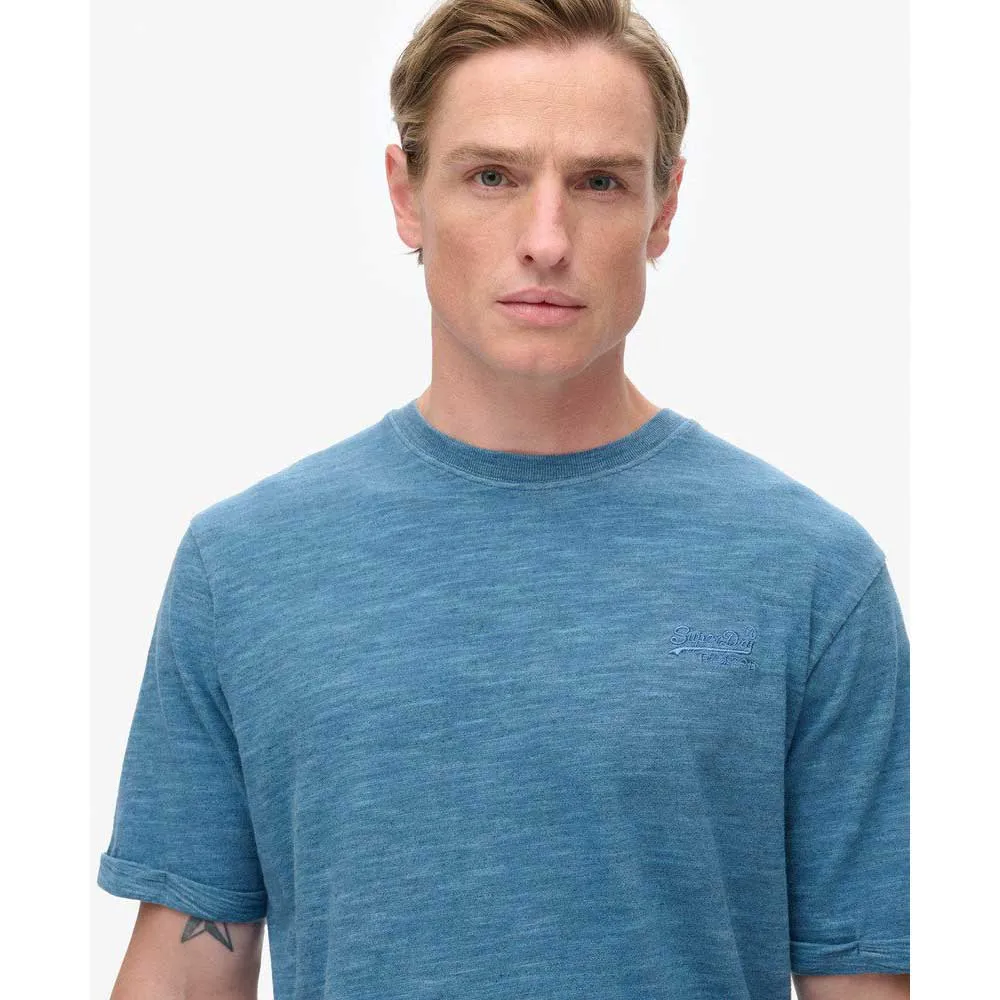 Футболка с коротким рукавом Superdry Od Slub Marl, синий — фото 4