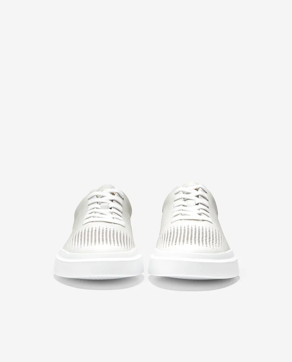 Легкие мужские кожаные кроссовки из перфорированной кожи Cole Haan, белый — фото 2