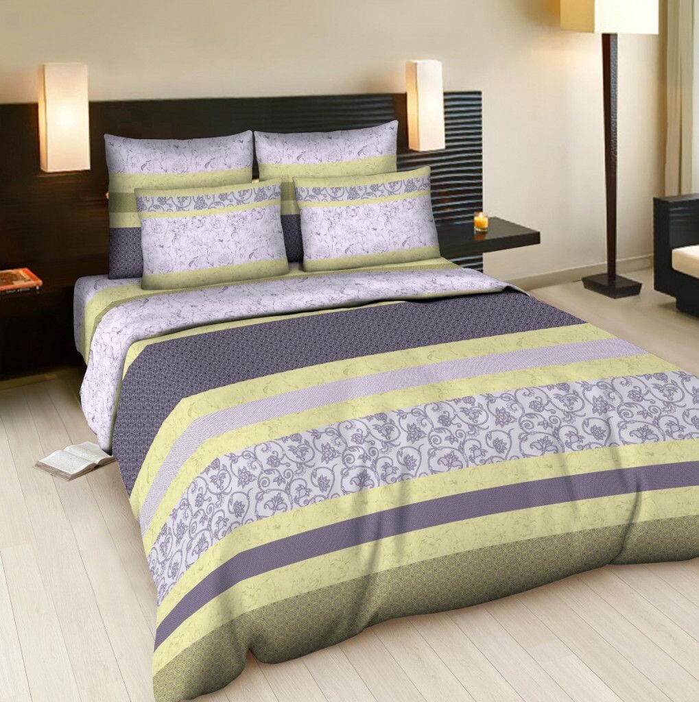 

Постельное белье КОРНЕЛИА 140х220+70х90 из поплина Ariatex