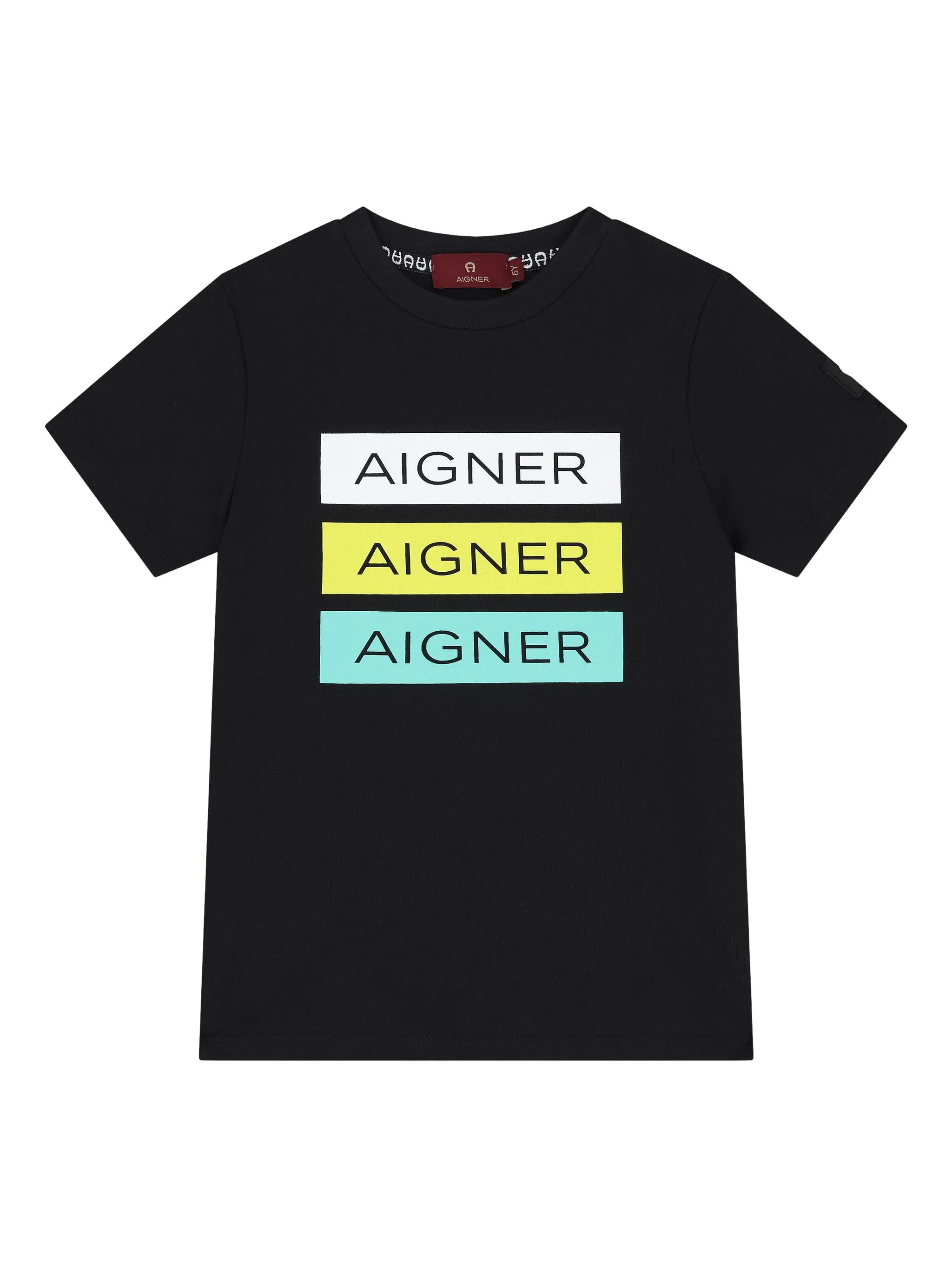 

Футболка с логотипом Aigner Kids, черный