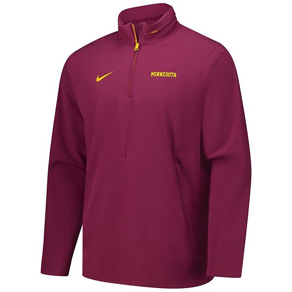 Мужская бордовая толстовка-полузип Minnesota Golden Gophers 2024 Nike — фото 3