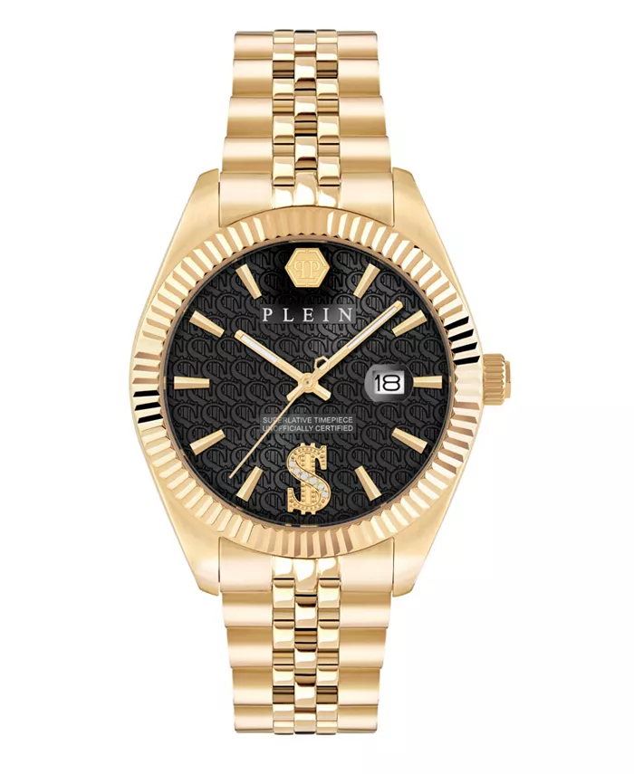 

Мужские черные часы из нержавеющей стали, 41mm Philipp Plein