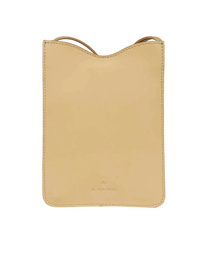 

Стильная кожаная сумка через плечо Il Bisonte, бежевый