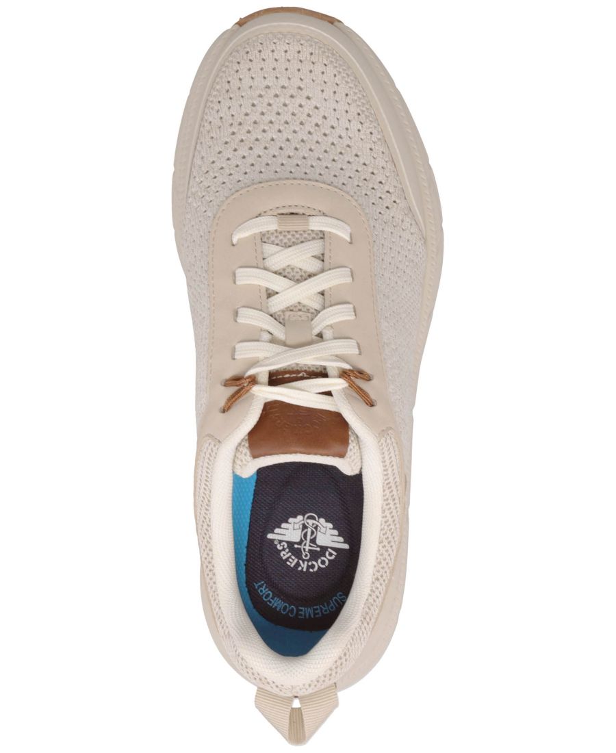 Мужские кроссовки GO-4-IT Active Rebound Knit на шнуровке Dockers, Ivory — фото 4