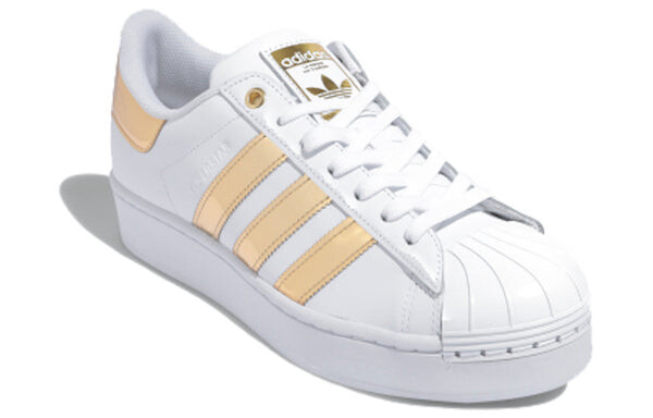 Кроссовки суперзвезда смелый Adidas, белый — фото 2