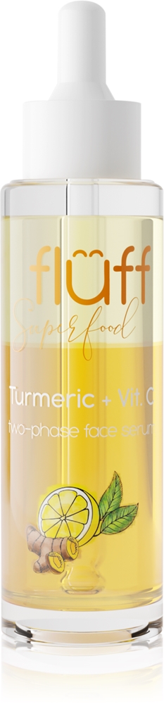 

Двухфазная сыворотка Superfood с осветляющим эффектом Fluff, turmeric & vitamin c 40 мл