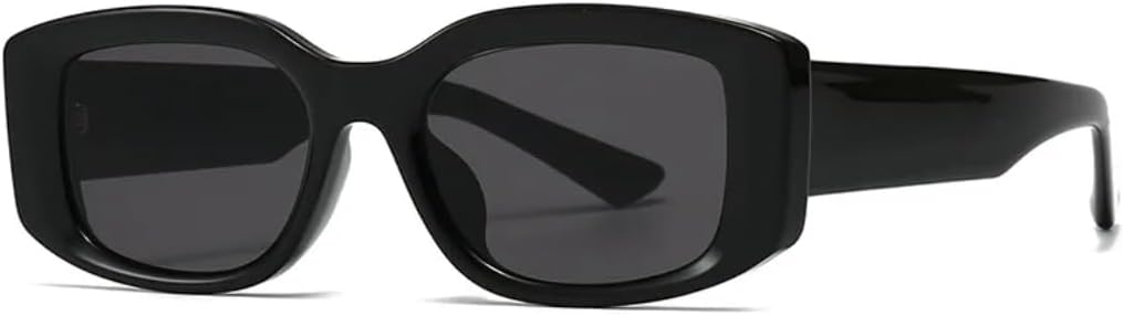 

Модные квадратные солнцезащитные очки Jelly Color для женщин с защитой от УФ-излучения UV400 и градиентом цвета "чай", а также для мужчин в стиле панк с заклепками TVTBBVV, C1 Black Black