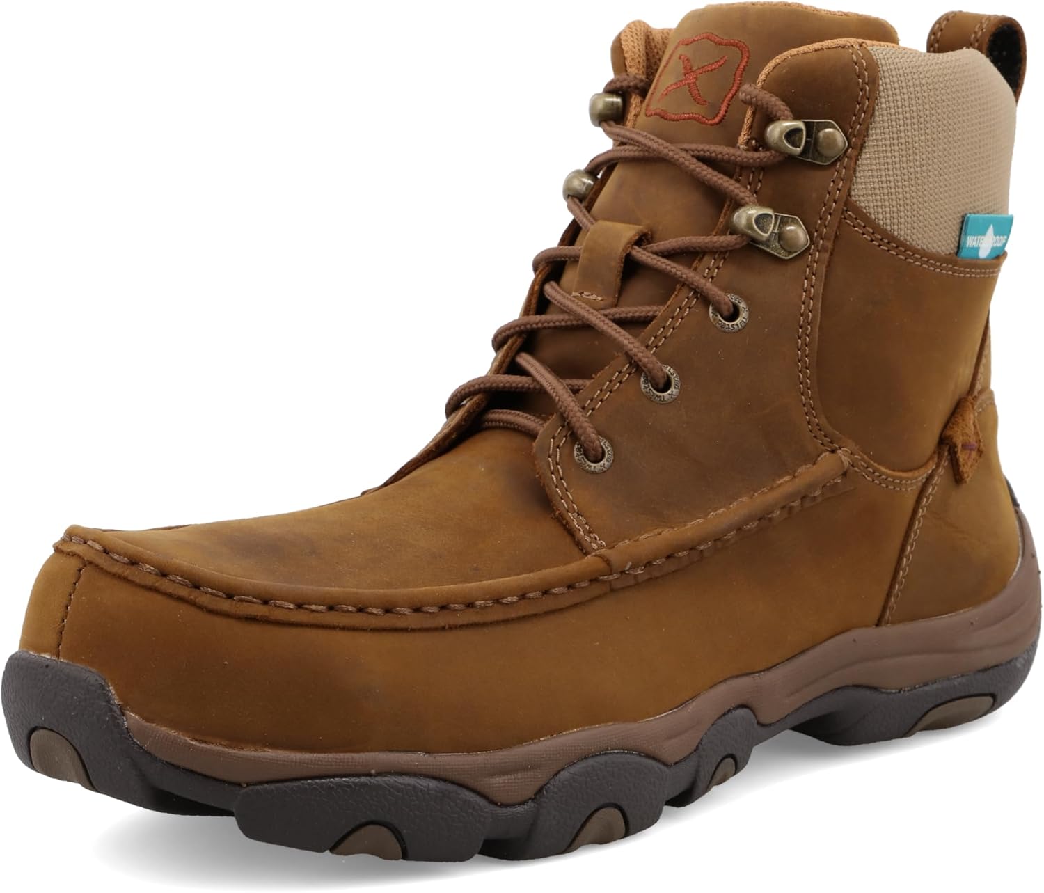 Ботинки Twisted X Men's 6 Work Hiker, Distressed Saddle