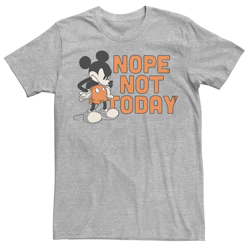 

Мужская футболка Disney's Mickey Mouse Nope Not Today Licensed Character, цвет Athletic Heather