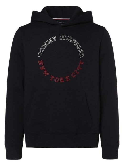 

Пуловер с капюшоном Tommy Hilfiger, синий