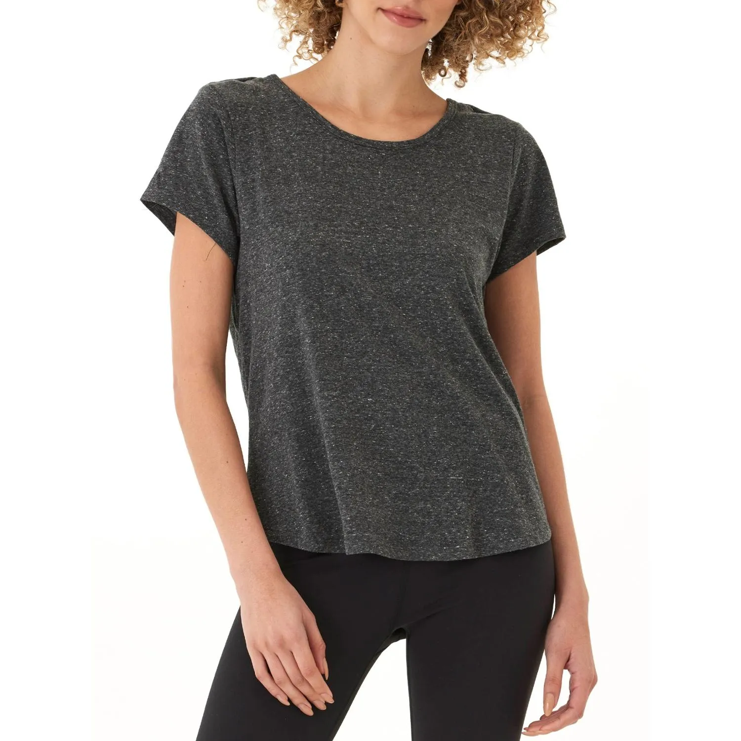 

Футболка Laya Racerback Triblend - женская Threads 4 Thought, Heather Black