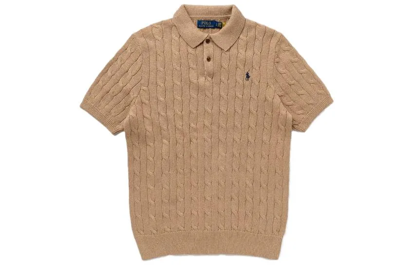 Polo Ralph Lauren Футболка-поло FW23 мужская Brown