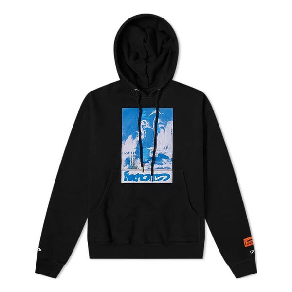

Толстовка herons captcha hoodie 'black blue' Heron Preston, черный